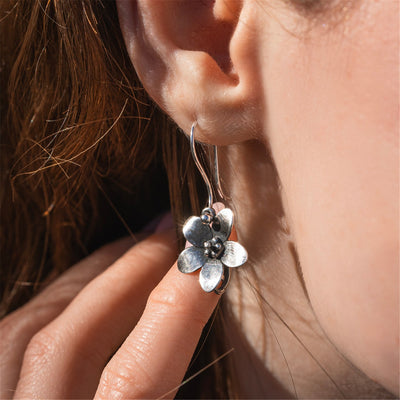 Troll Anemone Earrings with Silver Earring Hooks