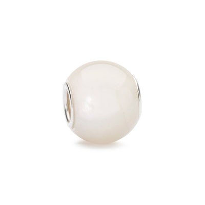 Round White Moonstone Bead