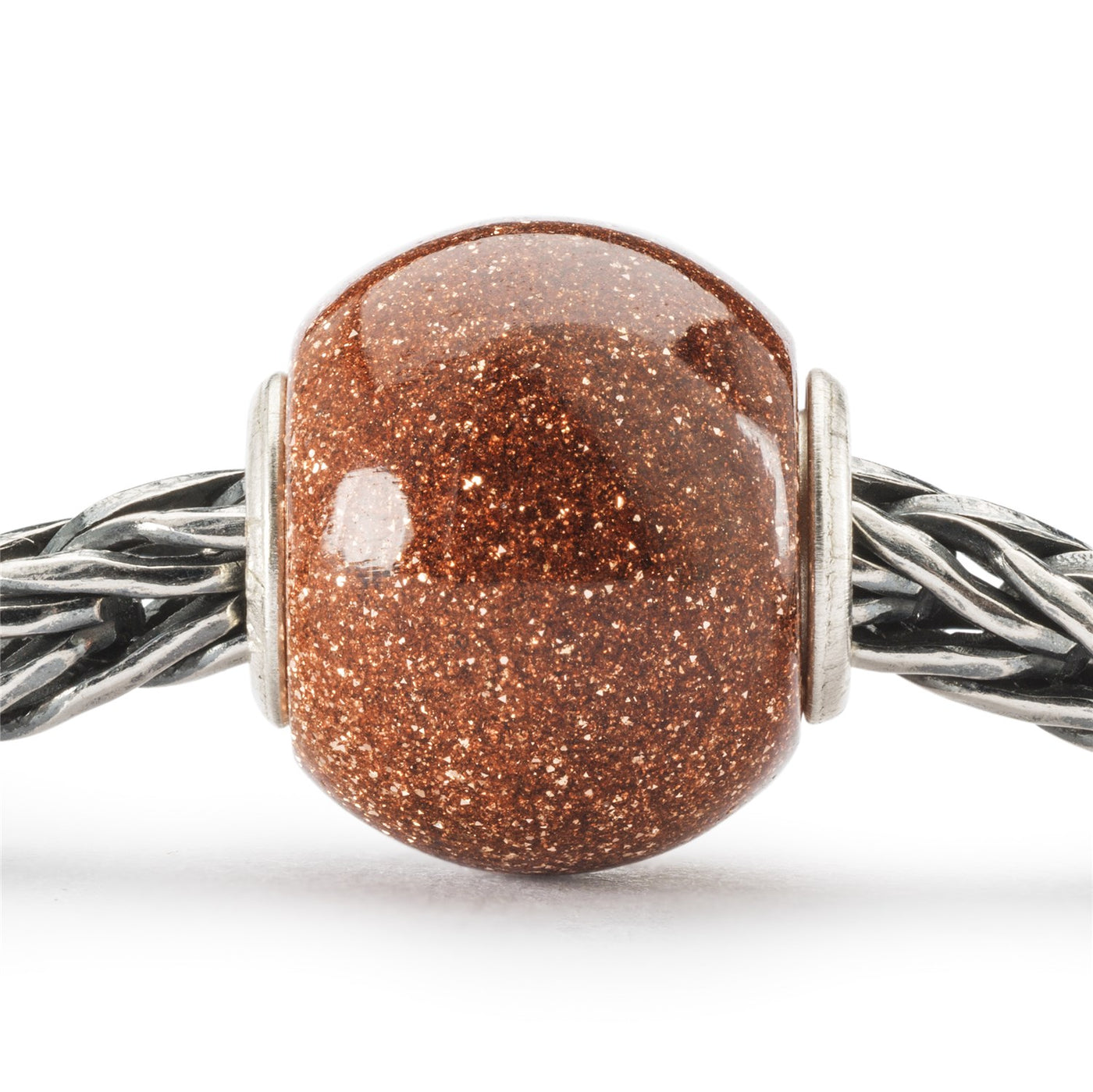 Round Brown Goldstone Bead