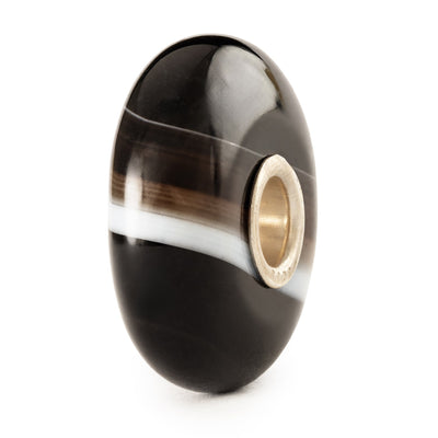 Black Striped Onyx Bead