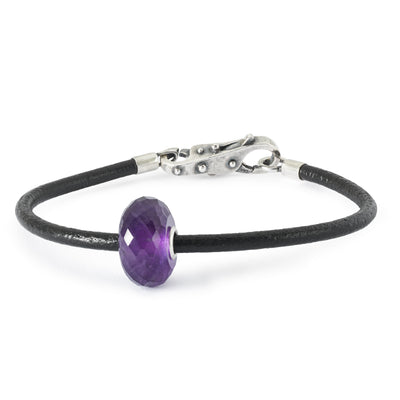 Amethyst Leather Cord