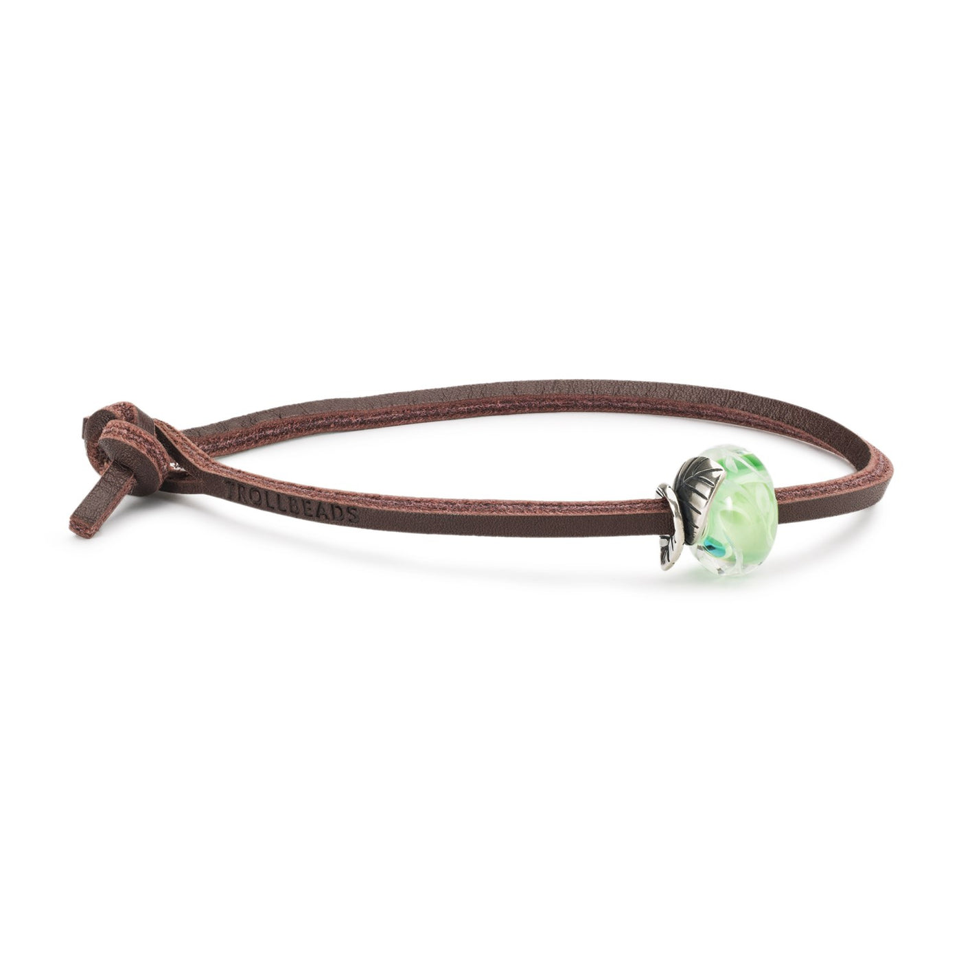 Lime Leaves Leather Bracelet