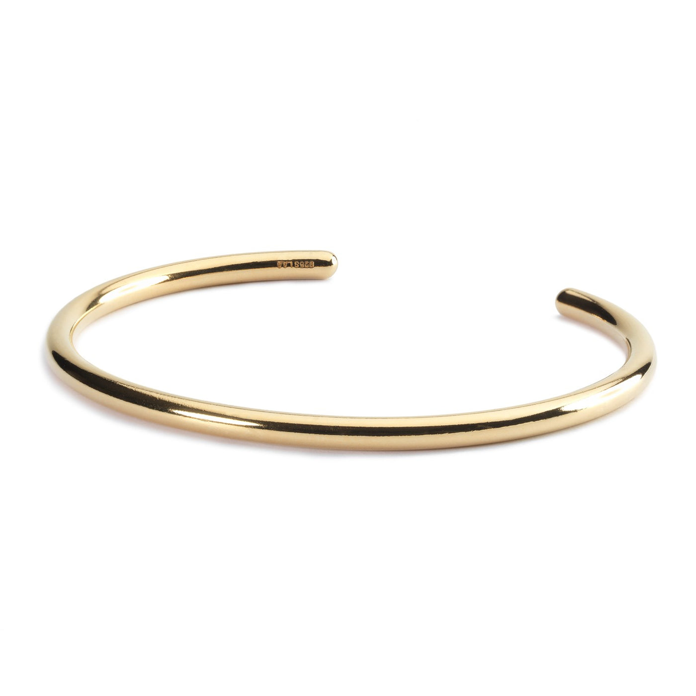 Gold Bangle with Rose Quartz