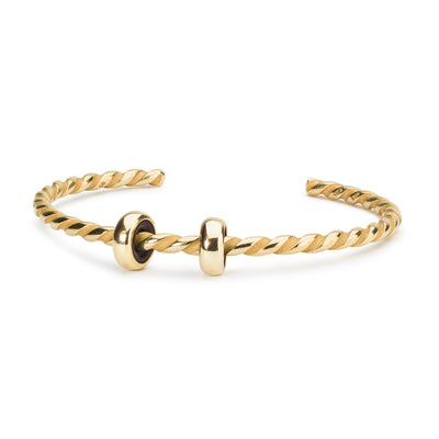 Twisted Gold Plated Bangle