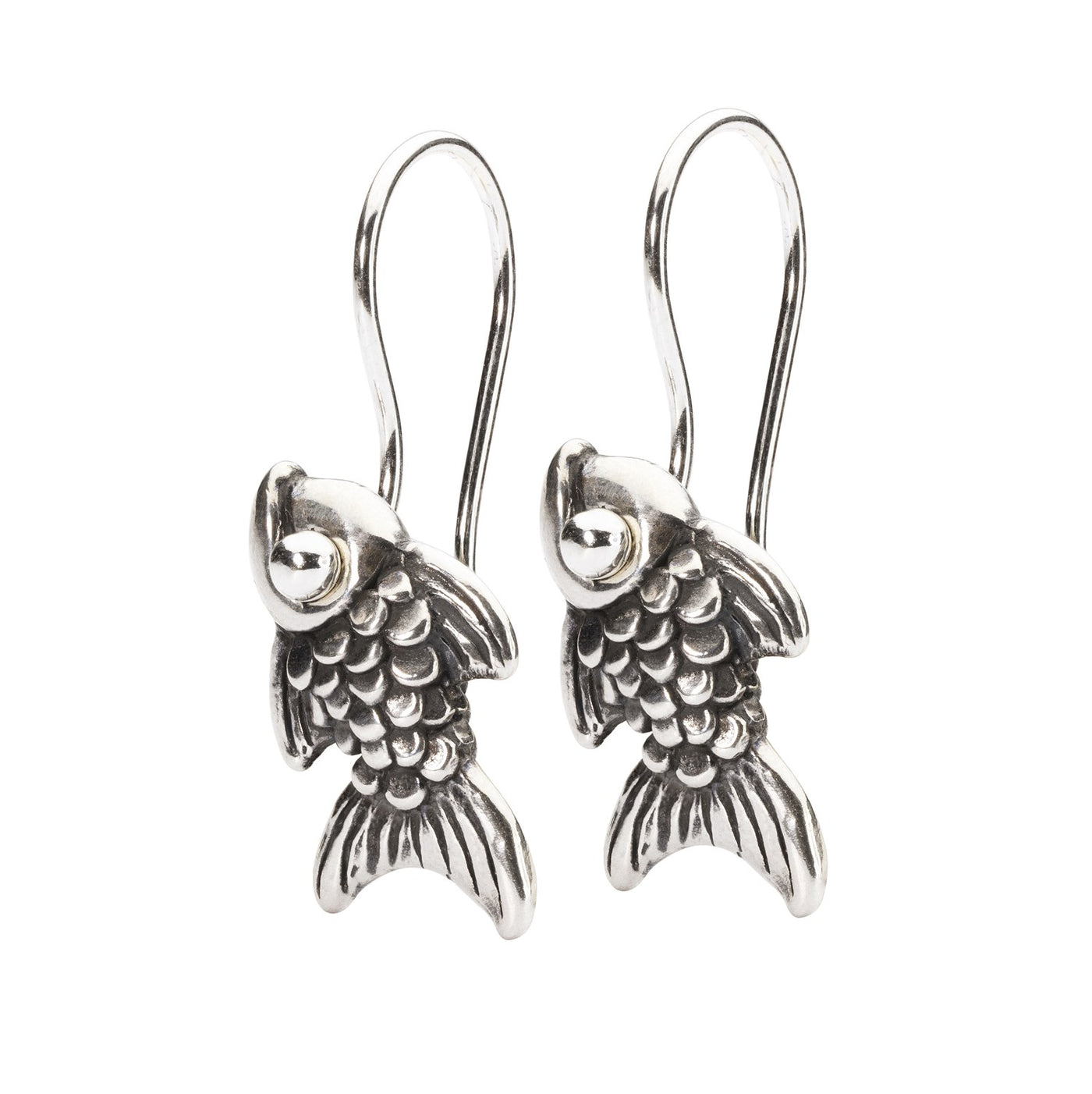 Carp Earrings with Silver Earring Hooks