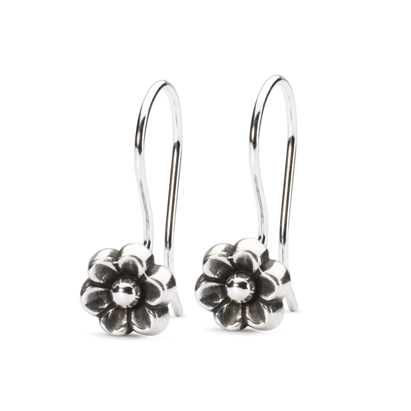 May Flower Earrings with Silver Earring Hooks